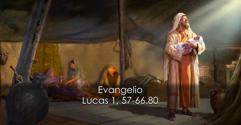 Evangelio de hoy: Lucas 1, 57-66. 80